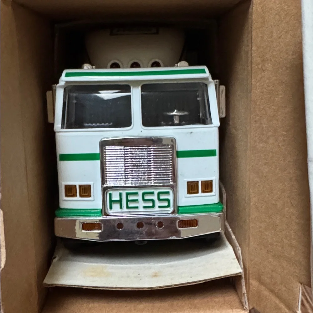 Vintage Hess 1997 Toy Truck and Racers collectible new in box